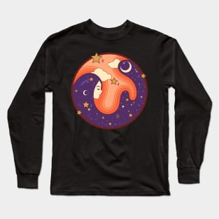 1970s cosmic girl Long Sleeve T-Shirt